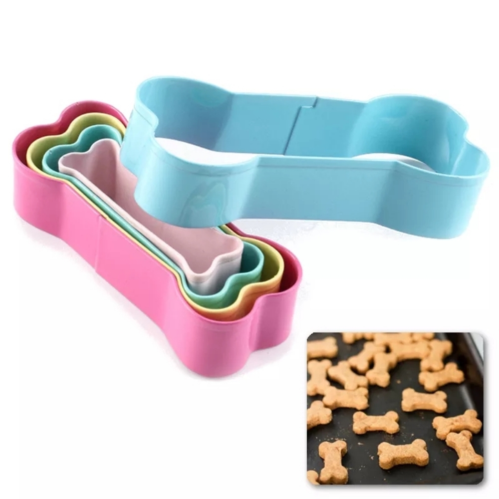 5pc Bone Shaped Cookie Cutter Set